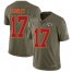 Nike Kansas City Chiefs #17 Chris Conley Olive Mens Stitched NFL Limited 2017 Salute To Service Jersey
