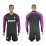 Inter Milan Blank Black Goalkeeper Long Sleeves Soccer Club Jersey