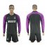 Inter Milan Blank Black Goalkeeper Long Sleeves Soccer Club Jersey