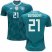 Germany #21 Gundogan Away Soccer Country Jersey