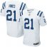 Nike Indianapolis Colts #21 Nyheim Hines White Mens Stitched NFL Elite Jersey