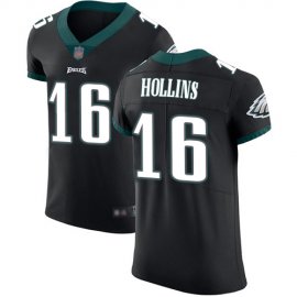 Nike Philadelphia Eagles #16 Mack Hollins Black Alternate Mens Stitched NFL Vapor Untouchable Elite Jersey