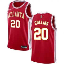 Mens Nike Atlanta Hawks #20 John Collins Red NBA Swingman Statement Edition Jersey
