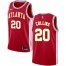 Mens Nike Atlanta Hawks #20 John Collins Red NBA Swingman Statement Edition Jersey