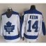 Toronto Maple Leafs #14 Dave Keon White/Blue CCM Throwback Stitched NHL Jersey