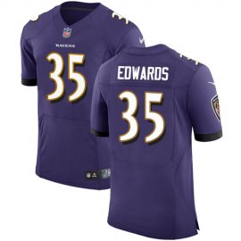Nike Baltimore Ravens #35 Gus Edwards Purple Team Color Mens Stitched NFL Vapor Untouchable Elite Jersey