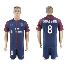 Paris Saint-Germain #8 Thiago Motta Home Soccer Club Jersey