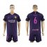 Barcelona #6 Xavi Away Soccer Club Jersey