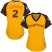 Kansas City Royals #2 Alcides Escobar Gold 2016 All-Star American League Womens Stitched MLB Jersey