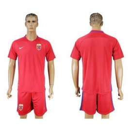 Norway Blank Home Soccer Country Jersey