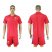 Norway Blank Home Soccer Country Jersey