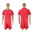 Norway Blank Home Soccer Country Jersey