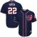 Washington Nationals #22 Juan Soto Navy Blue Cool Base 2019 World Series Champions Stitched Youth MLB Jersey