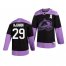 Colorado Avalanche #29 Nathan Mackinnon Adidas Mens Hockey Fights Cancer Practice NHL Jersey Black