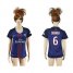 Womens Paris Saint-Germain #6 Camara Home Soccer Club Jersey