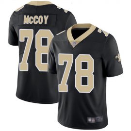 Nike New Orleans Saints #78 Erik McCoy Black Team Color Mens Stitched NFL Vapor Untouchable Limited Jersey