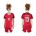 Womens Portugal #13 Pereira Home Soccer Country Jersey