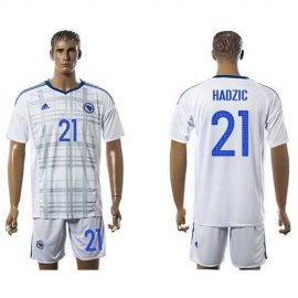 Bosnia Herzegovina #21 Hardzic Away Soccer Country Jersey