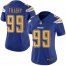 Nike Los Angeles Chargers #99 Jerry Tillery Electric Blue Womens Stitched NFL Limited Rush Jersey