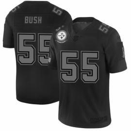 Pittsburgh Steelers #55 Devin Bush Mens Nike Black 2019 Salute to Service Limited Stitched NFL Jersey