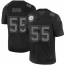 Pittsburgh Steelers #55 Devin Bush Mens Nike Black 2019 Salute to Service Limited Stitched NFL Jersey