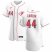 Cincinnati Reds #44 Aristides Aquino Mens Nike White Home 2020 Authentic Player MLB Jersey