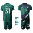 Chelsea #31 Green Green Goalkeeper Kid Soccer Club Jersey