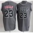 Chicago Bulls 23 Michael Jordan Grey Revolution 30 Swingman NBA Jerseys Cheap