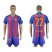 Barcelona #22 Dani Alves Home With Blue Shorts Soccer Club Jersey