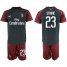 AC Milan #23 Strinic Third Soccer Club Jersey