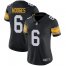 Nike Pittsburgh Steelers #6 Devlin Hodges Black Alternate Womens Stitched NFL Vapor Untouchable Limited Jersey