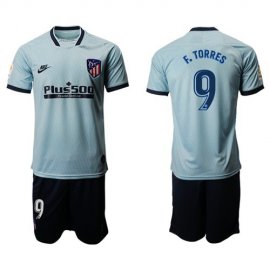 Atletico Madrid #9 F.Torres Third Soccer Club Jersey