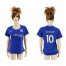 Womens Chelsea #10 Hazard Home Soccer Club Jersey
