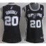 Women San Antonio Spurs 20 Manu Ginobili Black Revolution 30 Swingman NBA Jerseys