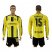 Dortmund #15 Hummels Home Long Sleeves Soccer Club Jersey