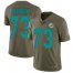 Nike Miami Dolphins #73 Austin Jackson Olive Mens Stitched NFL Limited 2017 Salute To Service Jersey