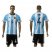 Argentina #4 Gino Home Soccer Country Jersey