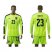 Austria #23 Soares Shiny Green Goalkeeper Long Sleeves Soccer Country Jersey