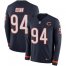 Nike Chicago Bears #94 Robert Quinn Navy Blue Team Color Mens Stitched NFL Limited Therma Long Sleeve Jersey