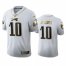 Philadelphia Eagles #10 Desean Jackson Mens Nike White Golden Edition Vapor Limited NFL 100 Jersey
