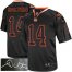 Nike Cincinnati Bengals #14 Andy Dalton Lights Out Black Mens Stitched NFL Elite Autographed Jersey