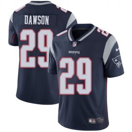 Nike New England Patriots #29 Duke Dawson Navy Blue Team Color Mens Stitched NFL Vapor Untouchable Limited Jersey