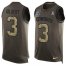 Nike Dallas Cowboys #3 Garrett Gilbert Green Mens Stitched NFL Limited Salute To Service Tank Top Jersey