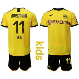 Dortmund #11 Reus Home Kid Soccer Club Jersey