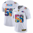 Denver Broncos #58 Von Miller Mens White Nike Multi-Color 2020 NFL Crucial Catch Limited NFL Jersey