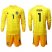 Germany #1 Neuer Yellow Goalkeeper Long Sleeves Soccer Country Jersey