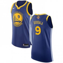 Nike Golden State Warriors #9 Andre Iguodala Blue Youth 2022 NBA Finals Authentic Icon Edition Jersey Youth