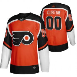 Philadelphia Flyers Custom Orange Mens Adidas 2020-21 Alternate Authentic Player NHL Jersey