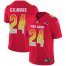 Nike New England Patriots #24 Stephon Gilmore Red Mens Stitched NFL Limited AFC 2019 Pro Bowl Jersey
