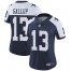 Nike Dallas Cowboys #13 Michael Gallup Navy Blue Thanksgiving Womens Stitched NFL Vapor Untouchable Limited Throwback Jersey
